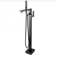 Matte Black Square Free Standing Bath Spout